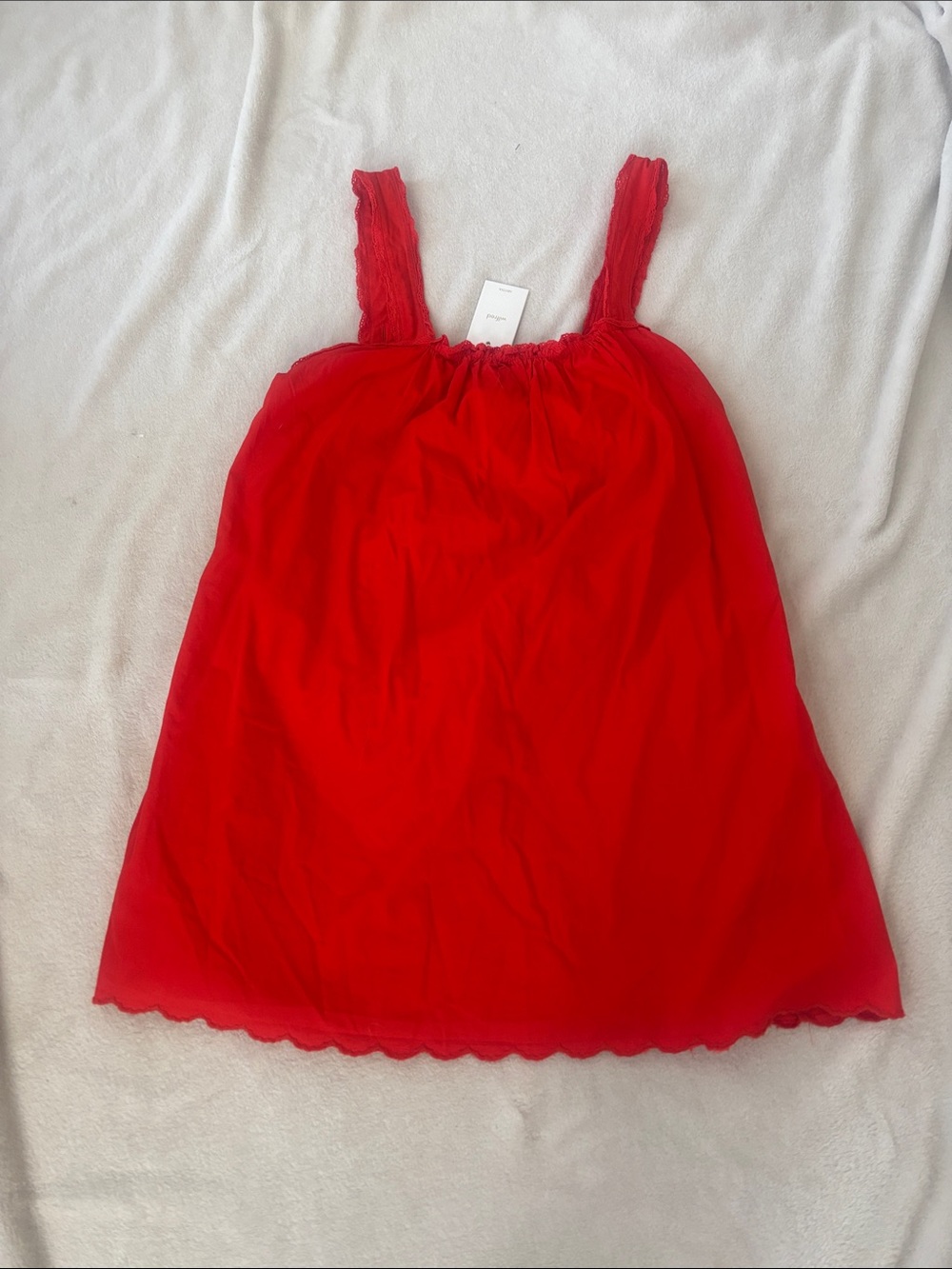 Aritzia Devonshire Poplin Romper - Size Small, Poppy Red